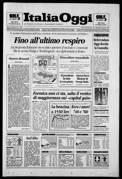 Italia oggi : quotidiano di economia finanza e politica